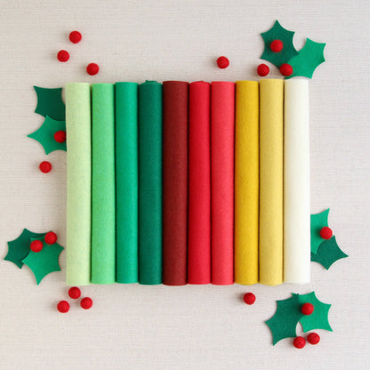 Benzie Design - Wool Felt Sheets, Christmas