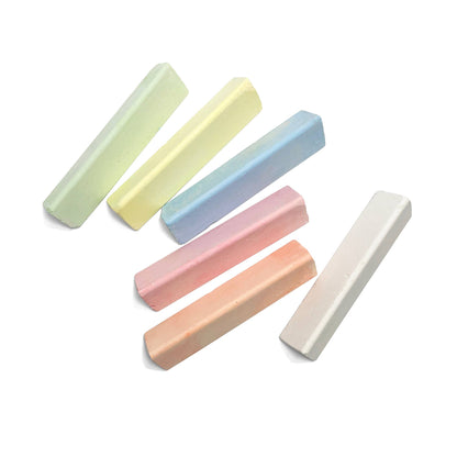 elseware unplug / eco-kids - Hopscotch Chalk - Talc-Free - 6 Natural & Non-Toxic Colors