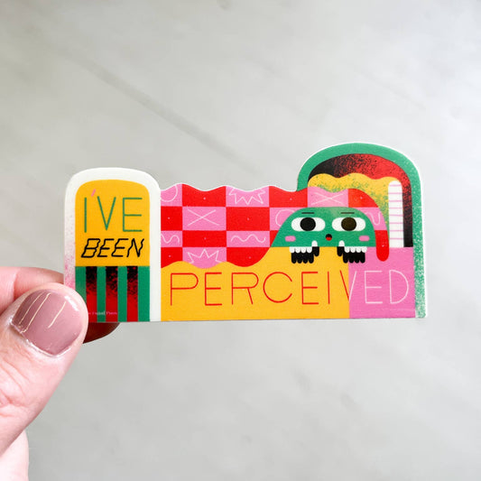 Free Period Press - I've Been Perceived Vinyl Decal Sticker