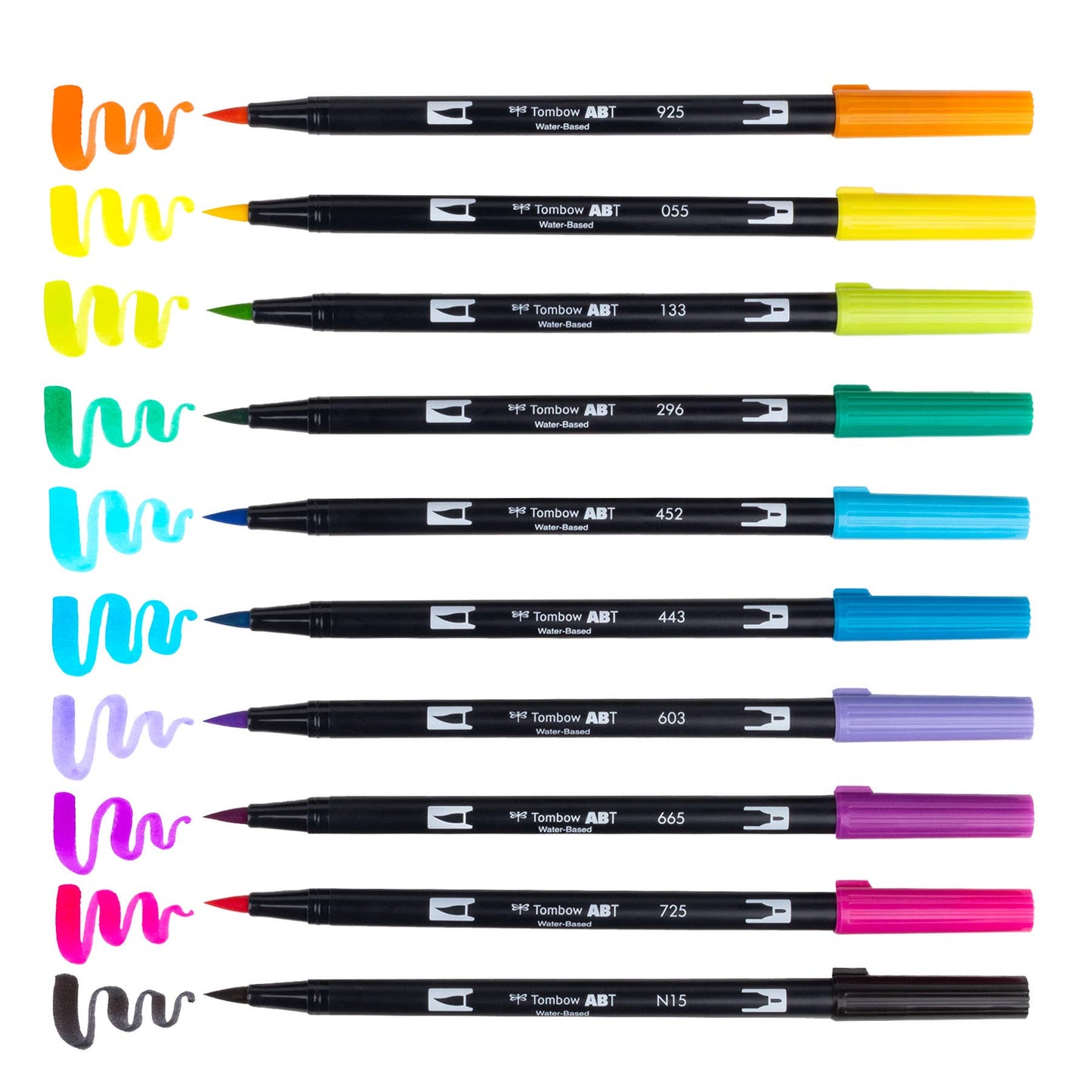 Tombow - Dual Brush Pen Art Markers 10-Pack, Eighties