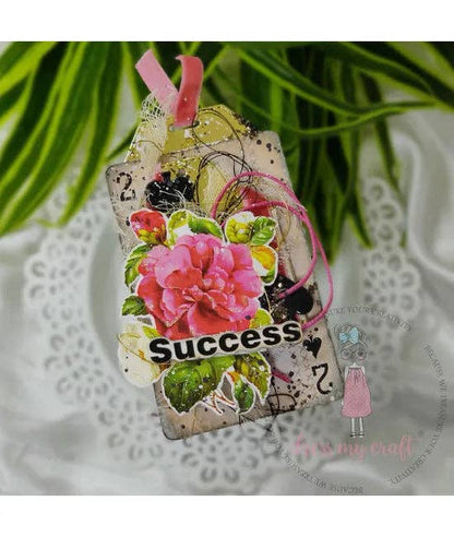 Ecstasy Crafts Distributing - Dress My Craft Transfer Me - Vintage Flowers #4