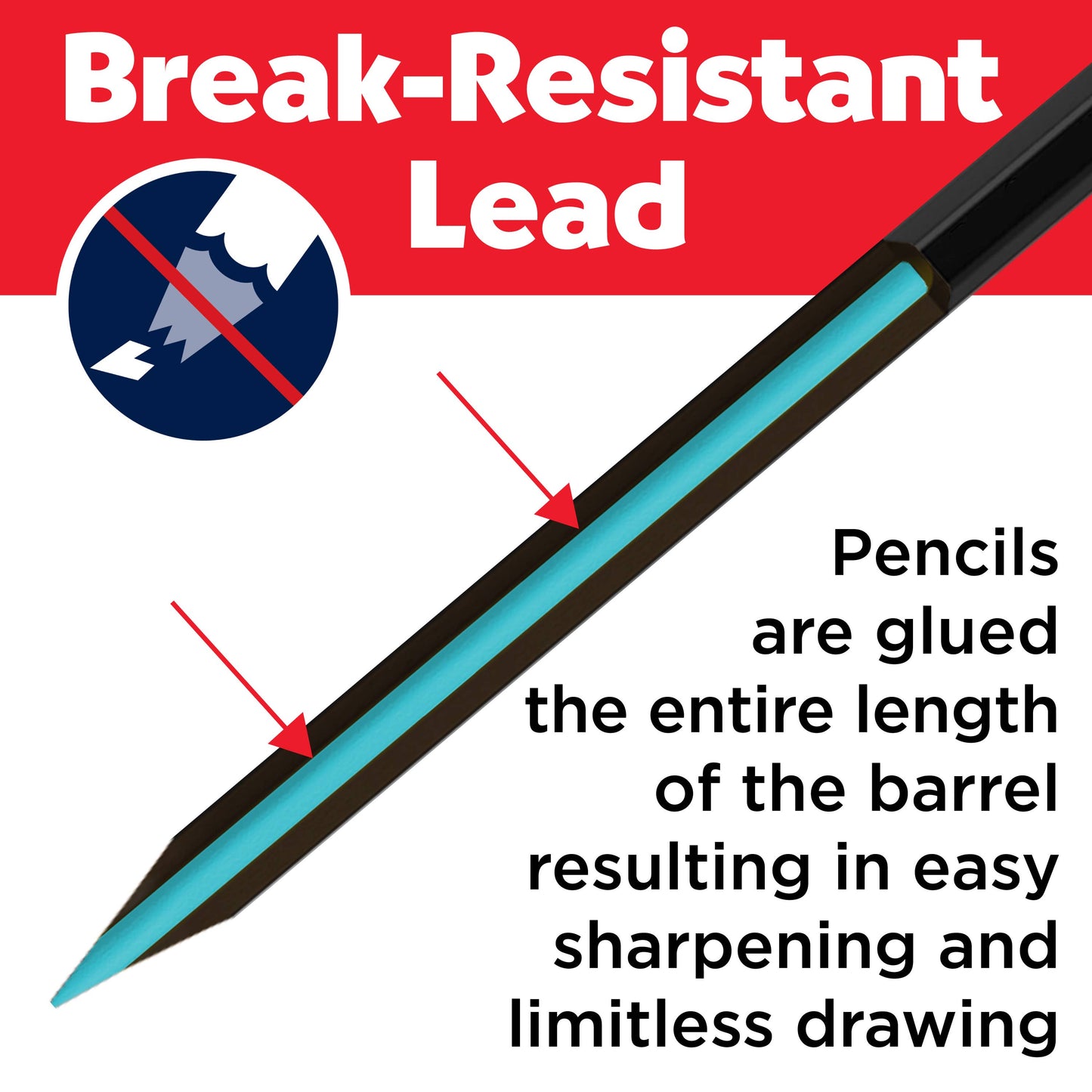 Faber-Castell / Creativity for Kids - Super Soft Black Edition Colored Pencils, Neon & Pastel 12Ct