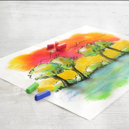 Faber-Castell / Creativity for Kids - Soft Pastel Half Length Sticks, Box of 48