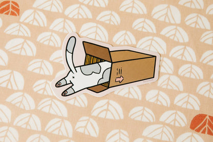 Free Period Press - Cat Box Vinyl Decal Sticker