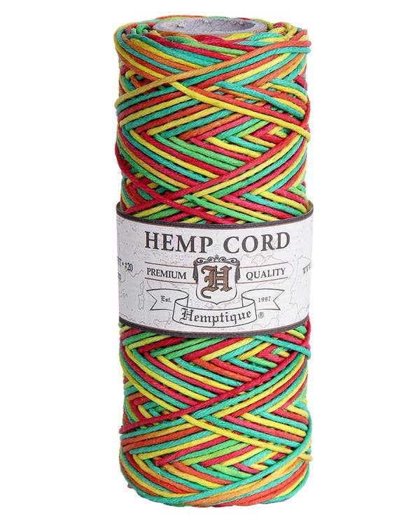 Hemptique - #20 1mm Hemp Cord Spools Variegated