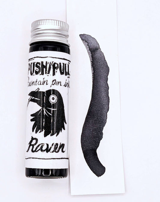 Push/Pull - Fountain Pen Ink - Raven