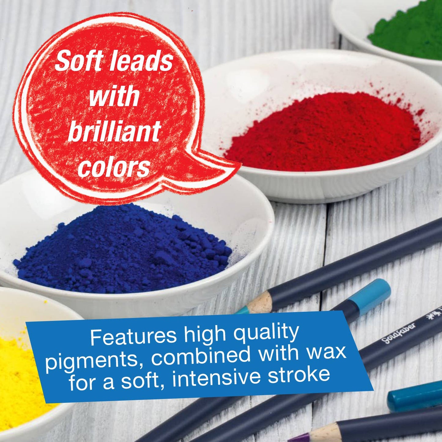 Faber-Castell Goldfaber Color Pencils - Tin of 36