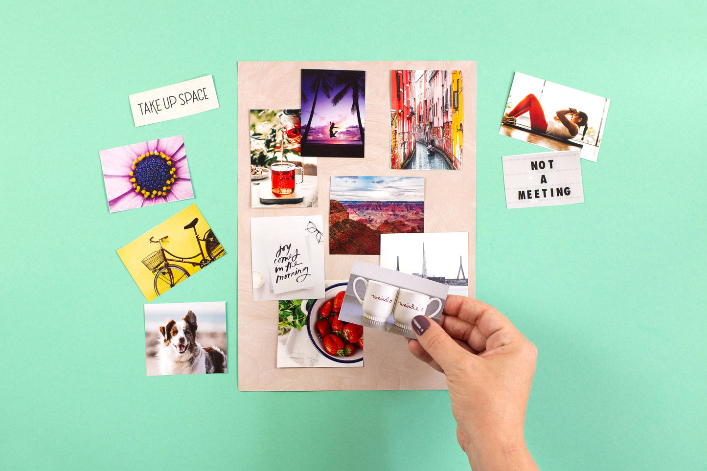 Free Period Press - The Vision Board Book: 700+ Words & Images