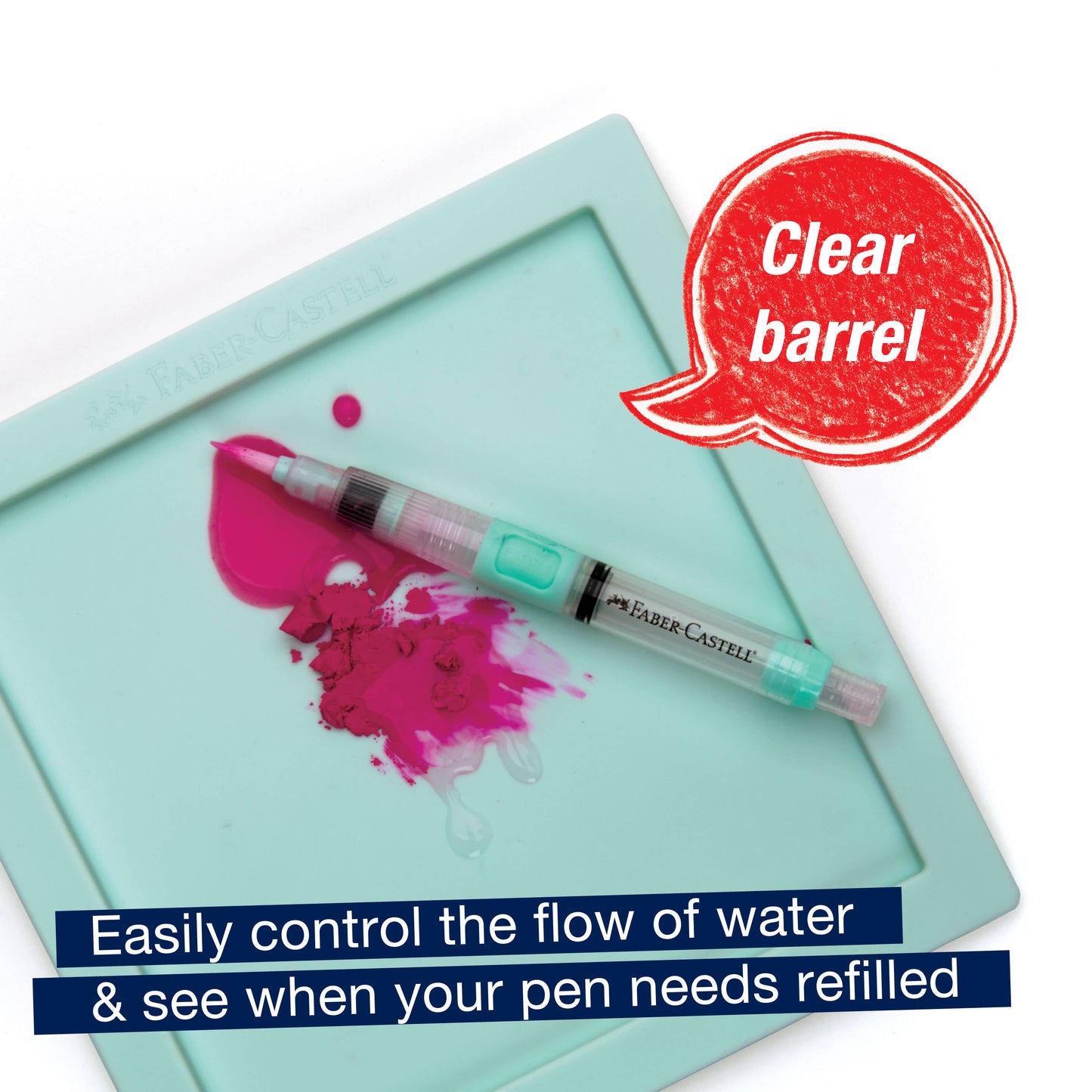 Faber-Castell / Creativity for Kids - Deluxe Refillable Artists' Water Paint Brush