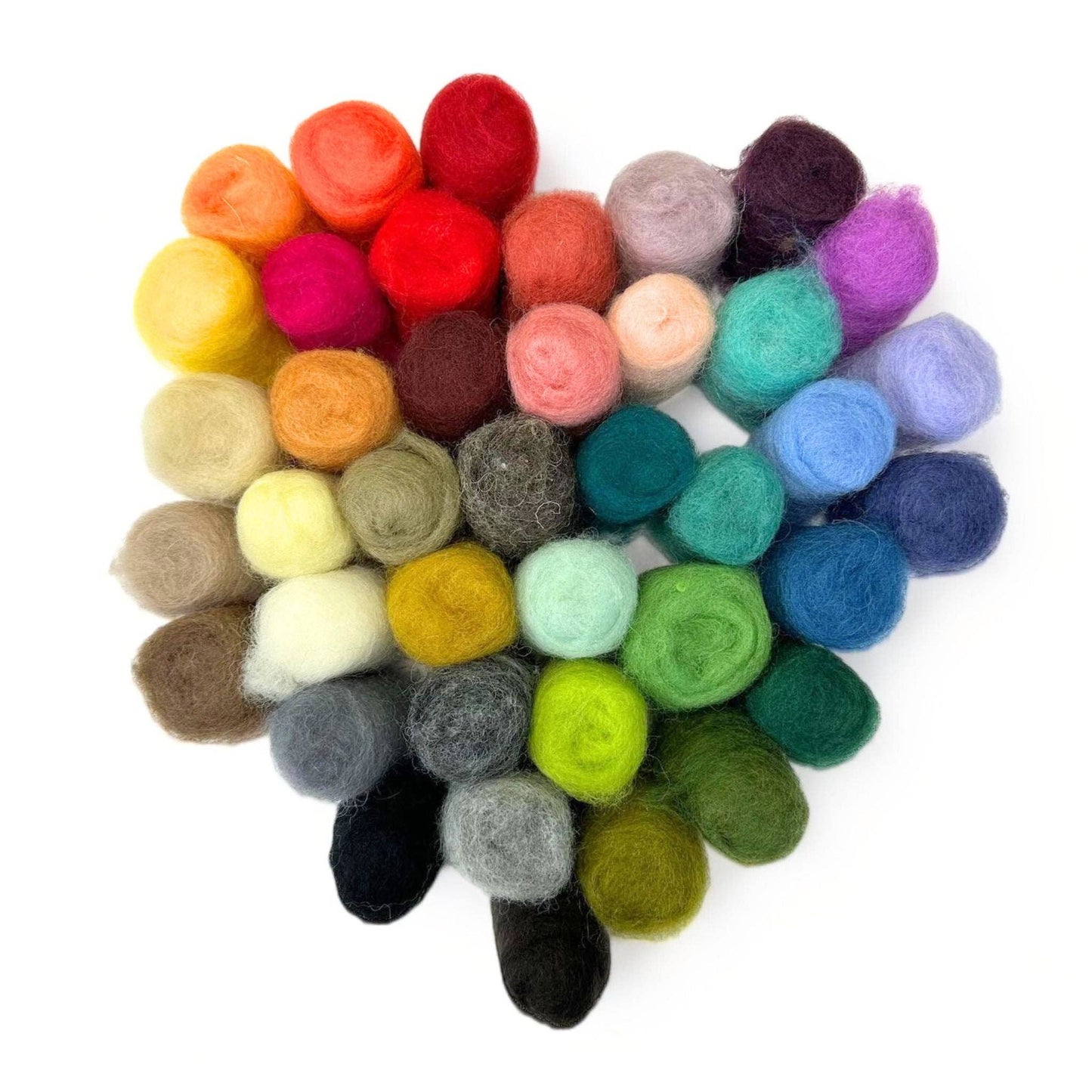 Woolbuddy - Eco Wool Fiber Collection Kit – 24, 40, or 60 Colors