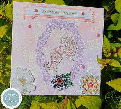 Ecstasy Crafts Distributing - Craft Consortium Enchanted Jungle - Chipboard Ephemera