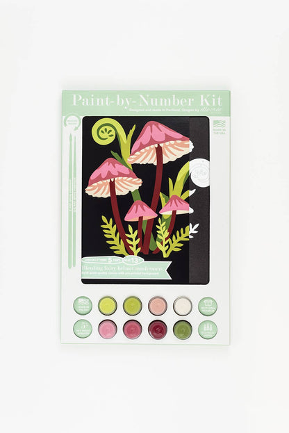 Elle Crée - Bleeding Fairy Helmet Mushrooms Paint-by-Number Kit