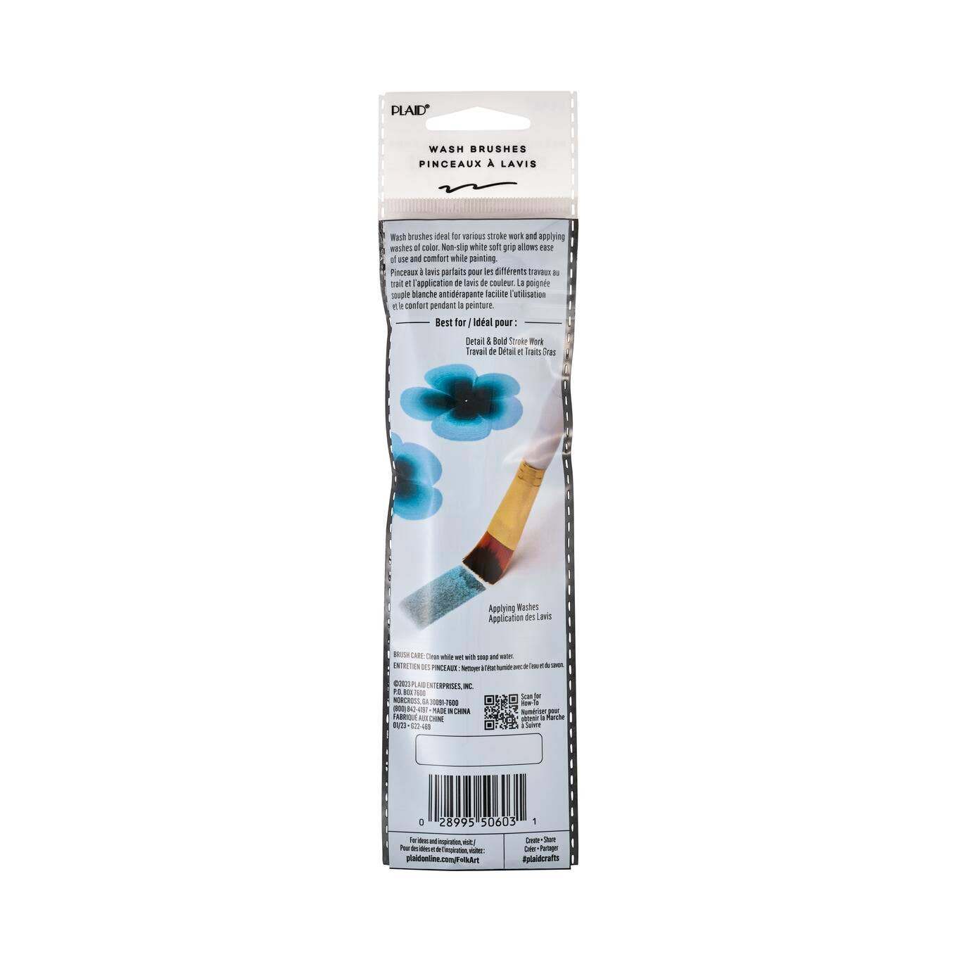 Plaid Crafts - FolkArt Wash Brush Set 3PC