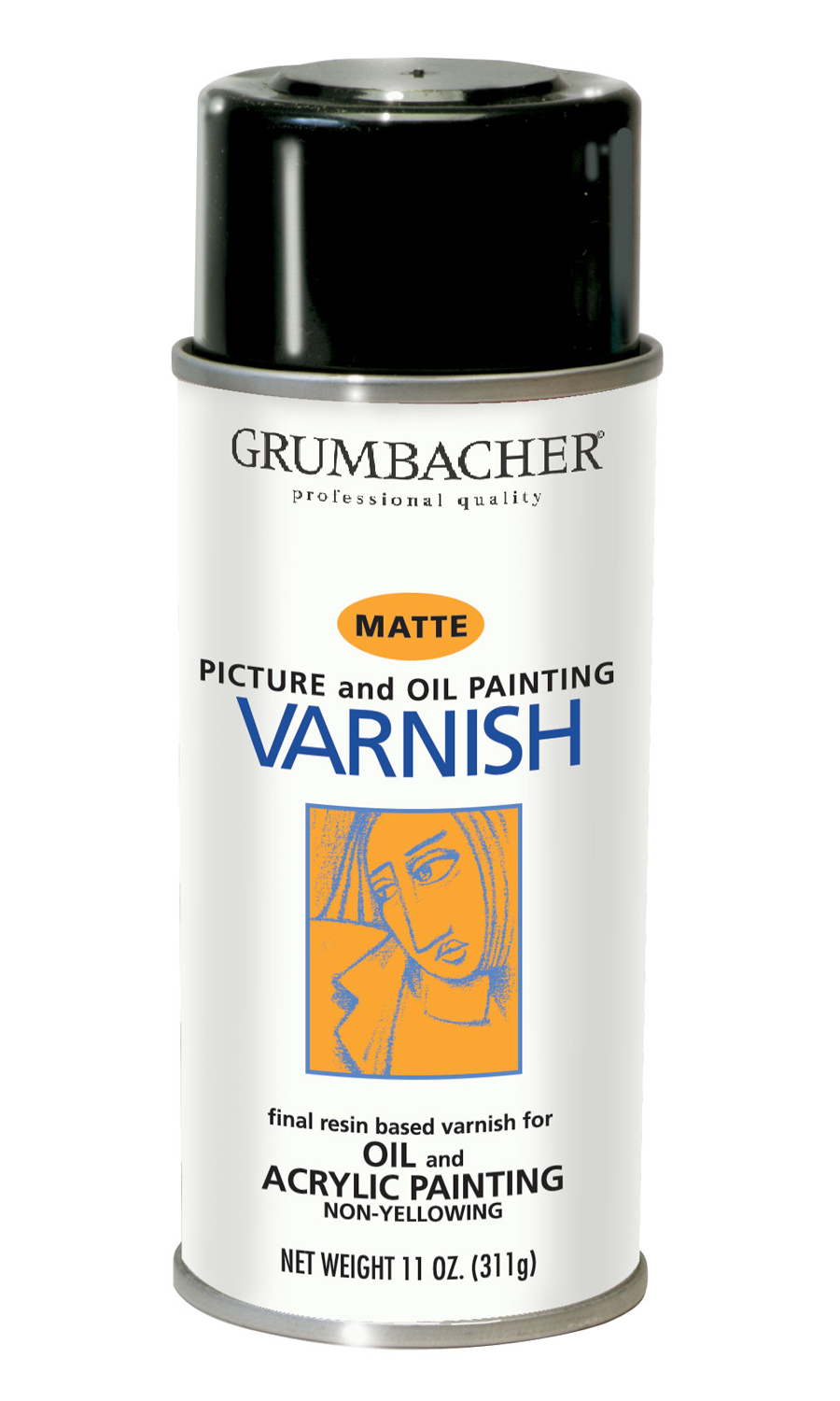 Grumbacher Picture Varnish Spray, Oil & Acrylic Matte 11.75 oz.