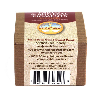 Natural Earth Paint - Earth & Mineral Pigment Sample Pack (20 Colors)