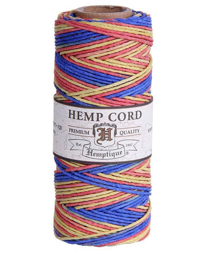 Hemptique - #20 1mm Hemp Cord Spools Variegated