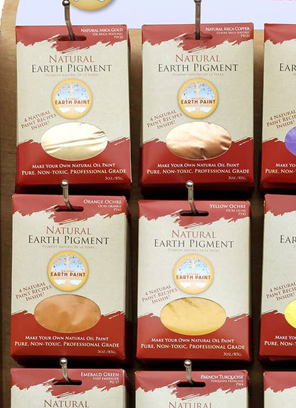 Natural Earth Paint - 3 oz. Earth & Mineral Pigments