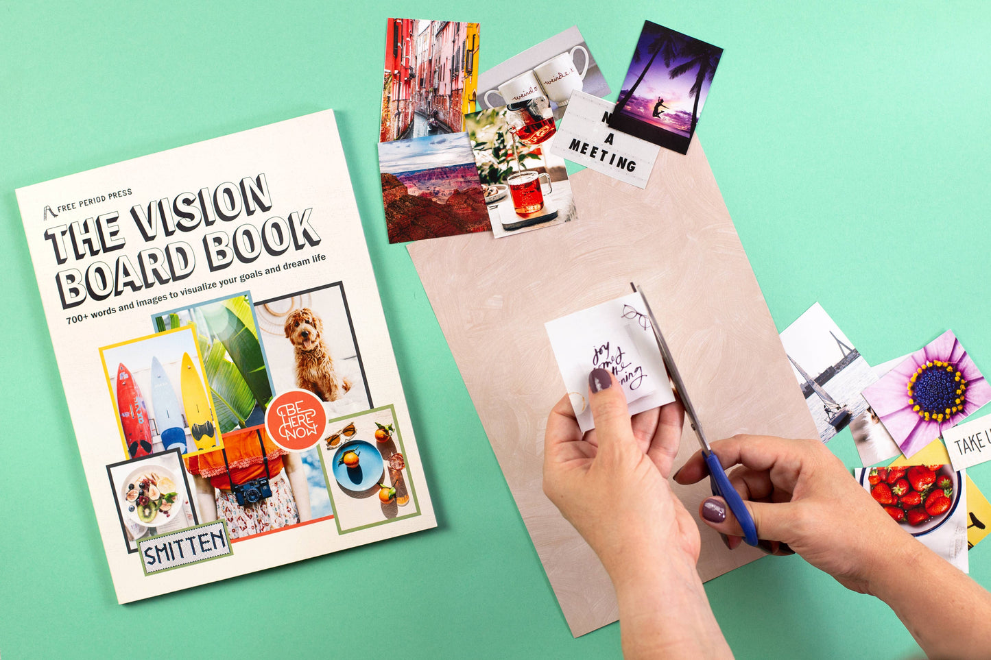 Free Period Press - The Vision Board Book: 700+ Words & Images