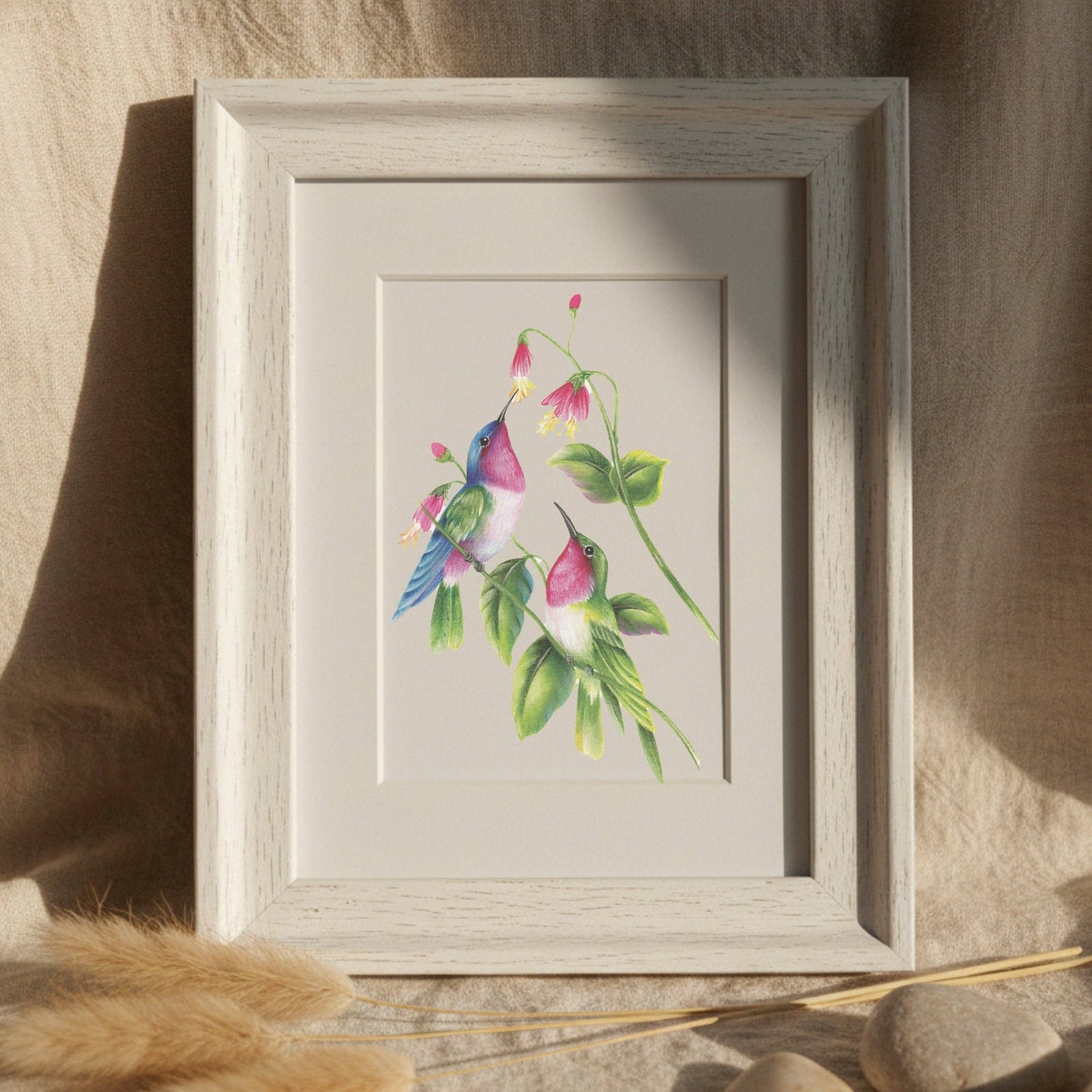 Willow Wolfe USA - Vintage Hummingbirds Oil Workbook by Willow Wolfe - Limited Quantities