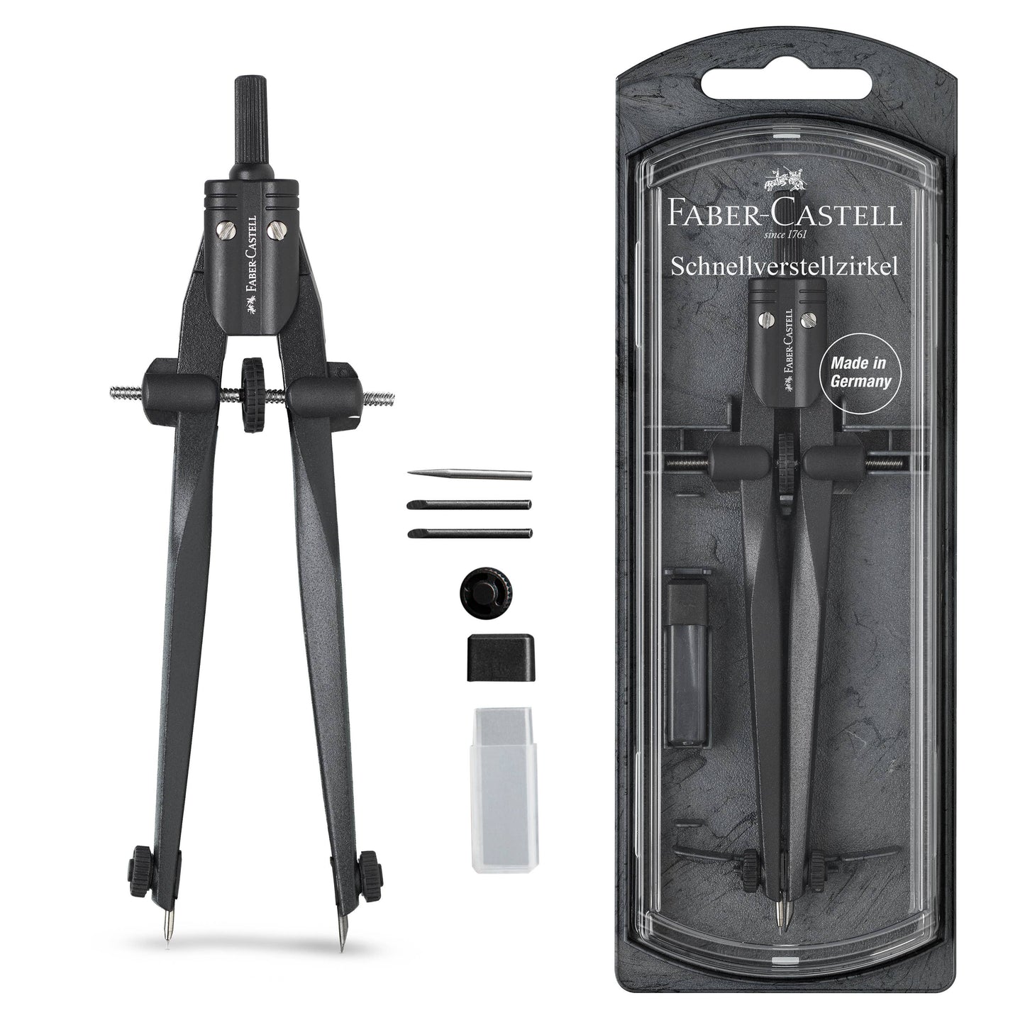 Faber-Castell - Quick-Set Compass Factory Blackstone