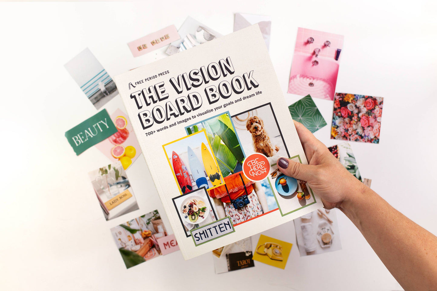 Free Period Press - The Vision Board Book: 700+ Words & Images