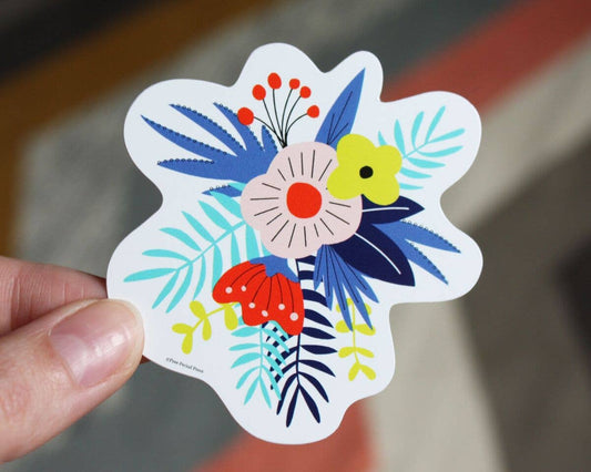 Free Period Press - Flowers Vinyl Decal Sticker