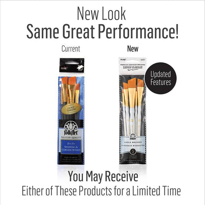 Plaid Crafts - FolkArt Angle Brush Set 5 Piece