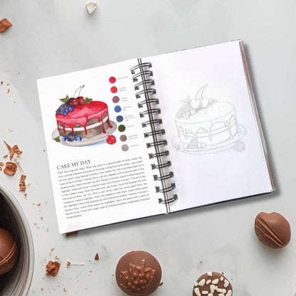Willow Wolfe USA - Sweet Treats Watercolor Workbook by Nya Wolfe