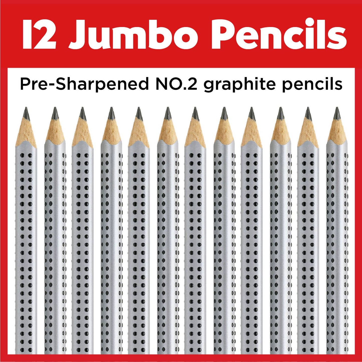 Faber-Castell - Jumbo Grip Graphite EcoPencil (B)