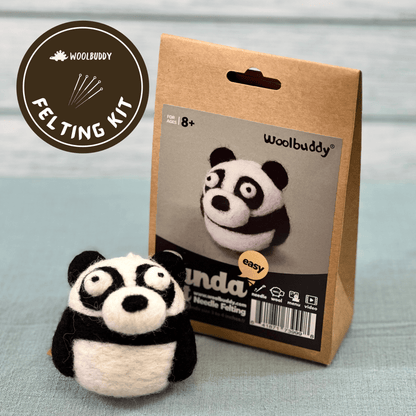 Woolbuddy - DIY Needle Felting Kit - Panda