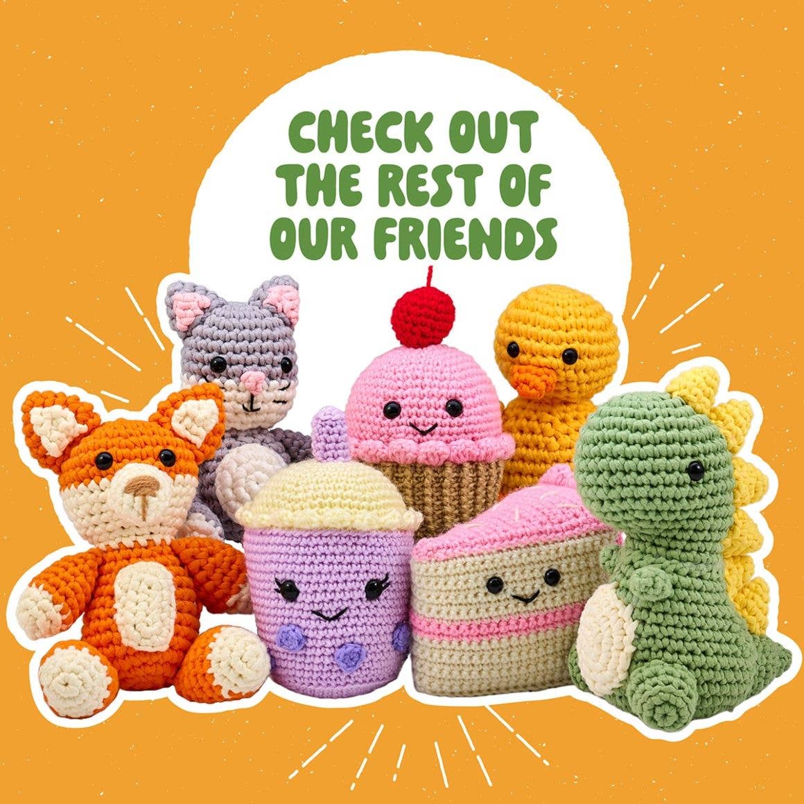 Plaid Crafts - Bucilla Amigurumi Crochet Kit - Dion the Dog