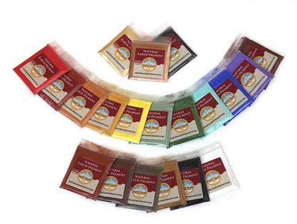 Natural Earth Paint - Earth & Mineral Pigment Sample Pack (20 Colors)