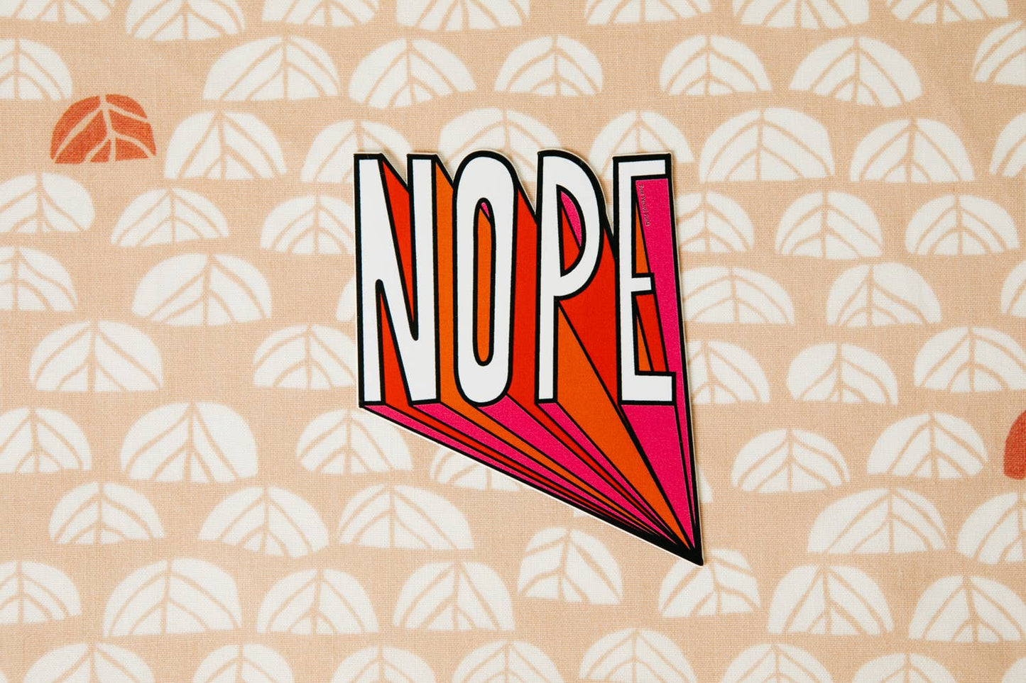 Free Period Press - Nope Vinyl Decal Sticker
