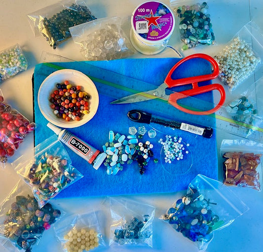 Thursday, June 12 Beading Therapy Workshops: Funky Beaded Bracelet